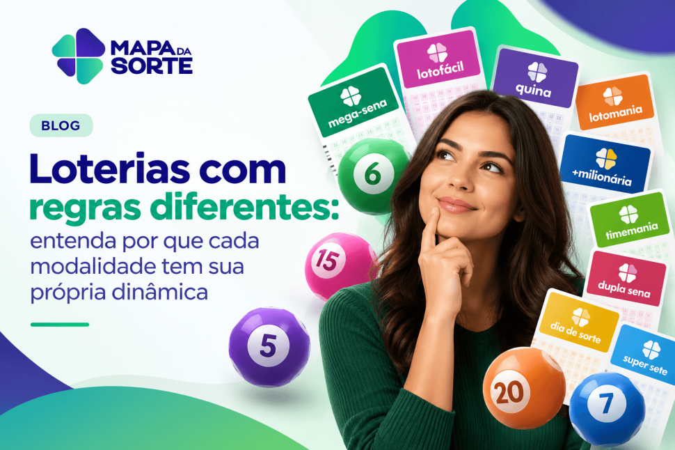 Loterias com regras diferentes: entenda por que cada modalidade tem sua própria dinâmica