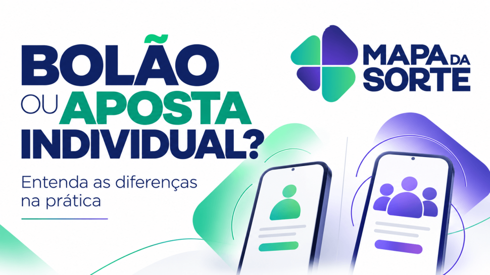 Mapa da Sorte: o que diferencia um bolão de uma aposta individual na prática?