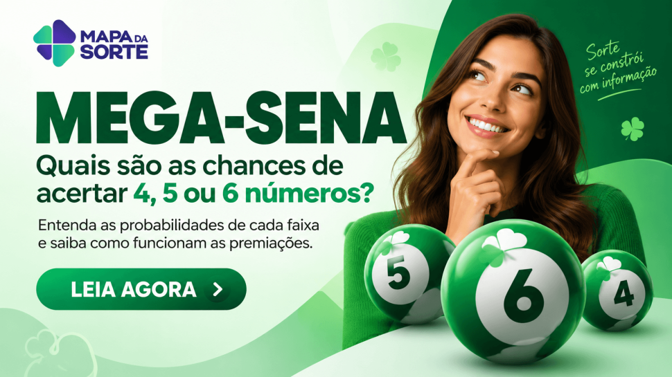 Mega-Sena: quais são as chances de acertar 4, 5 ou 6 números?