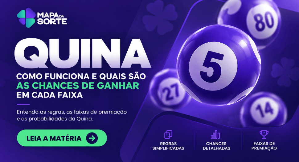 Quina: como funciona e quais são as chances de ganhar em cada faixa