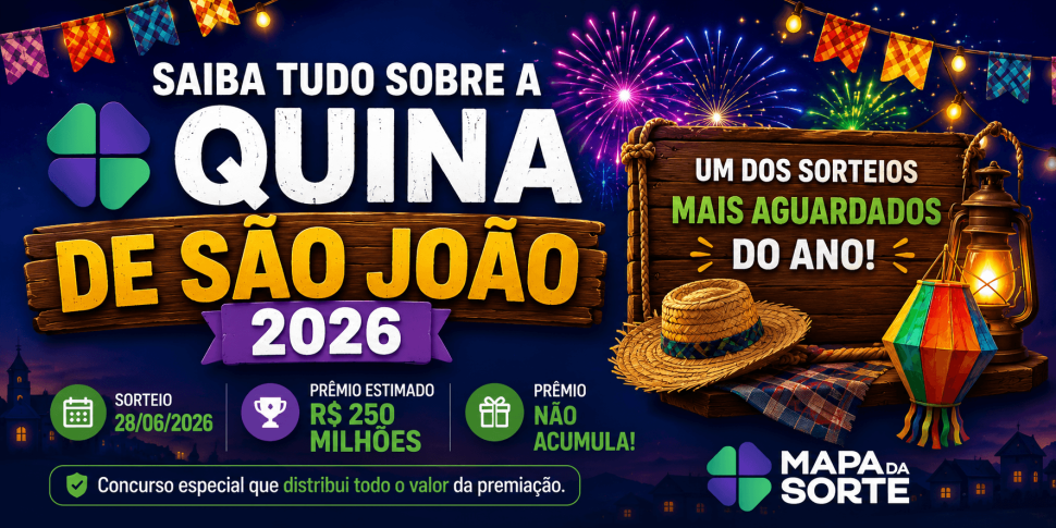 Quina de São João 2026: Saiba Tudo Sobre o Sorteio de R$ 250 Milhões